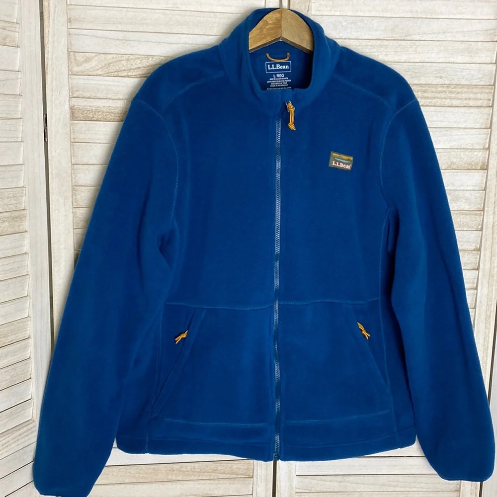 L.L. Bean Men’s Mountain Classic Fleece Jacket Size Large - Picture 1 of 9